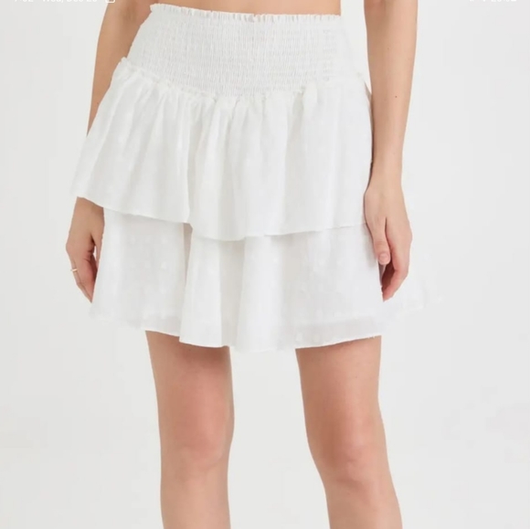 MINKPINK - Whitewash Miniskirt & Crop Top, 2 pices, XS - Picture 2 of 16